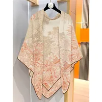 130Cm Autumn and Winter New Plant Jungle Flower Imitation Silk Fur Girl Outdoor Travel Shawl Warm Scarf Large Square Scarf Gift - Image 4