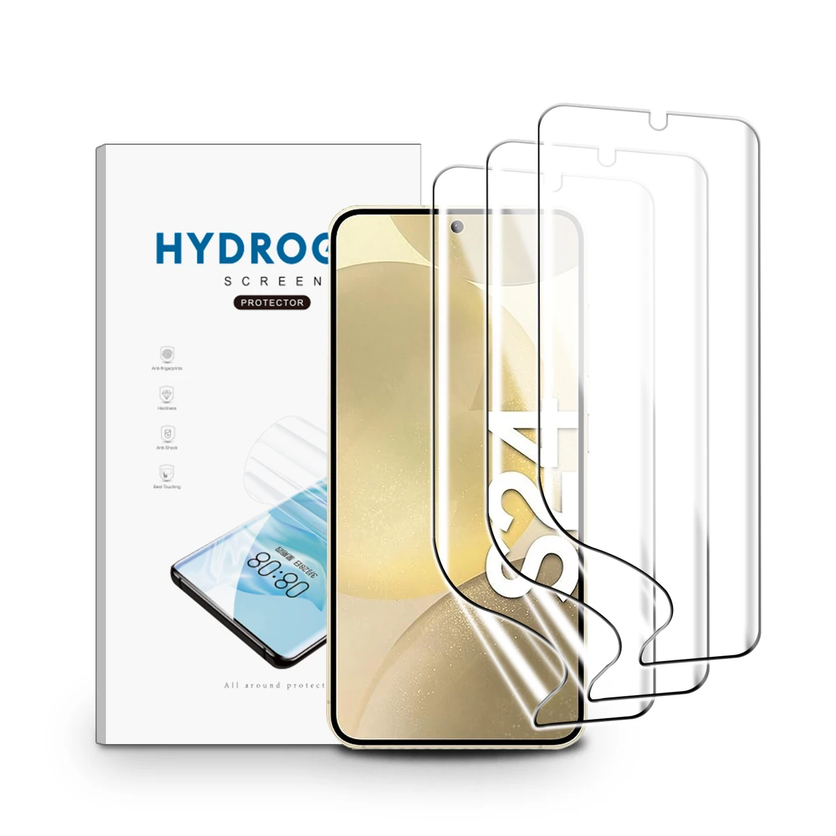 

3 Pieces Hydrogel Film for Samsung Galaxy S24 S23 S22 S21 TPU Screen Protector