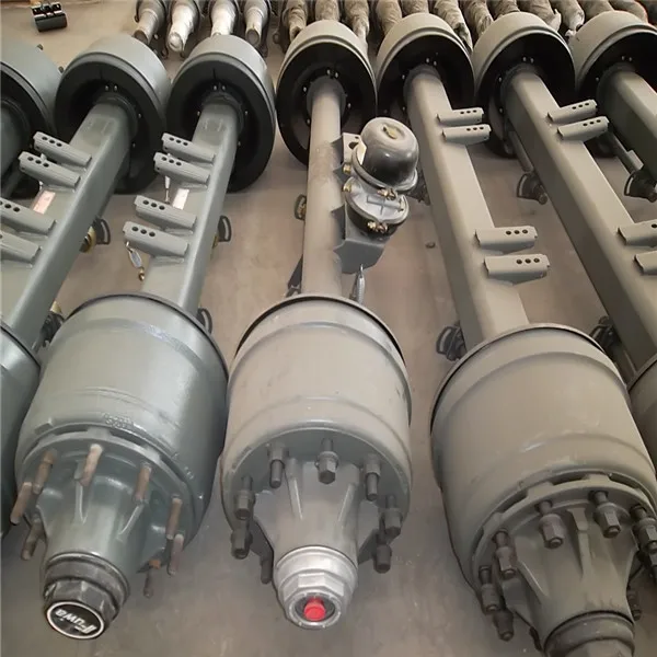 10t 11.5t 13t 16t 20t Twin Tire Disc Brake Shaft Heavy Duty Axle Manufacture Trailer Axle Rear