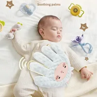 Soothing Baby Aid Sleeping Patting Doll Pillow Soothing Palm Toy Newborn Sleep Companion Baby Nursing Pillow Remot Control Palms 1