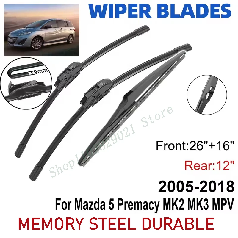 3PCS For Mazda 5 Premacy MK2 MK3 MPV 2005-2018 26