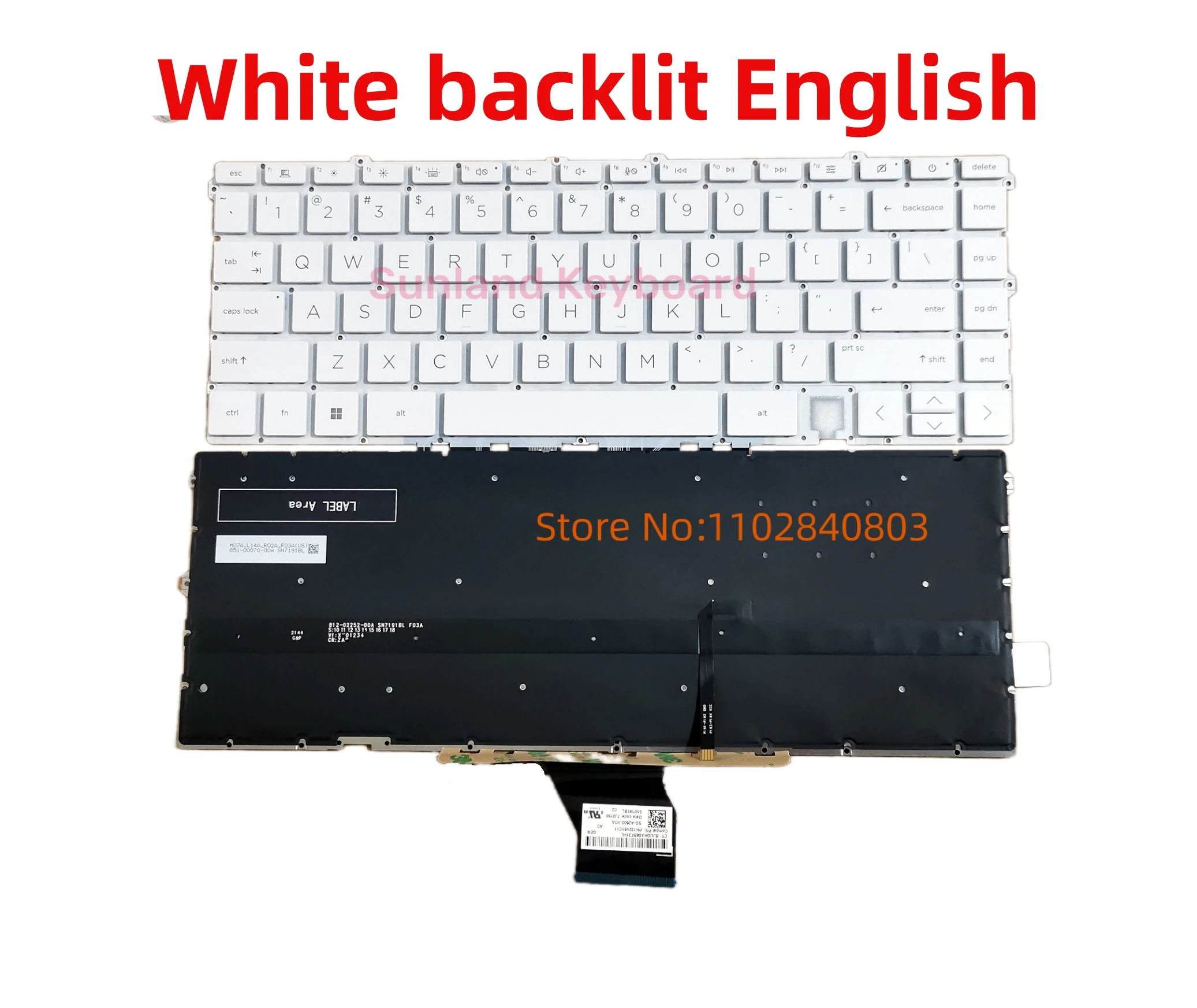 HP ENVY X360 용 노트북 키보드, 미국, 영국, 독일, 스페인어, 러시아어, 13-BA, 13T-BA, 13-BD, 13AY, 13-ba0000, 13-bd0000, 13t-bd00, 13-ay000
