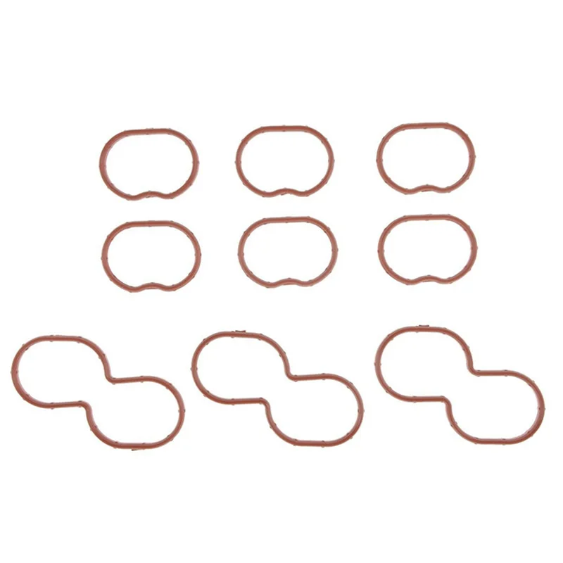 NBJKATO Brand New Intake Plenum Gasket 04663759AB Intake Manifold Gasket Set 4663760AB For Dodge Ram Jeep Chrysler