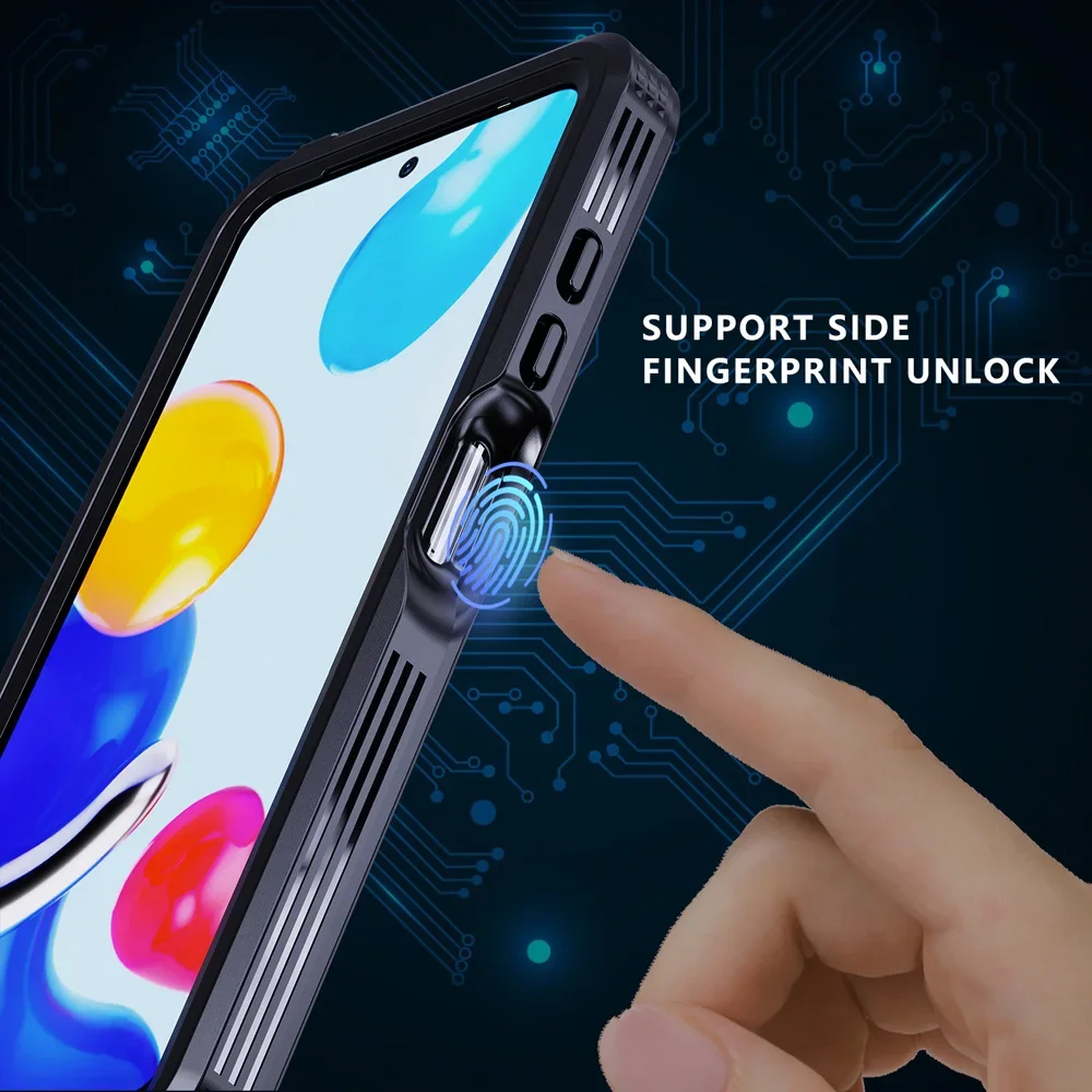 For Redmi Note 13 12 11E Pro IP68 Waterproof Case Xiaomi Redmi Note 11 Pro Case Diving 360 Protect Note12 11 e Note13 5G Funda