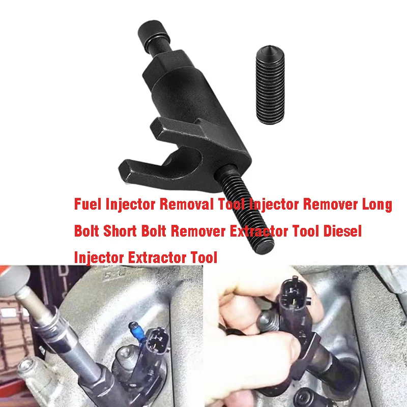 New fuel injector disassembly tool Fuel injector remover Long bolt