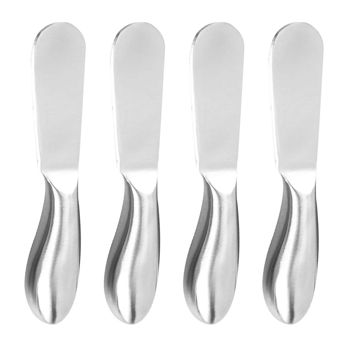 Leeseph Stainless Steel Spreader Knife Set for Cheese, Butter, and Spreads