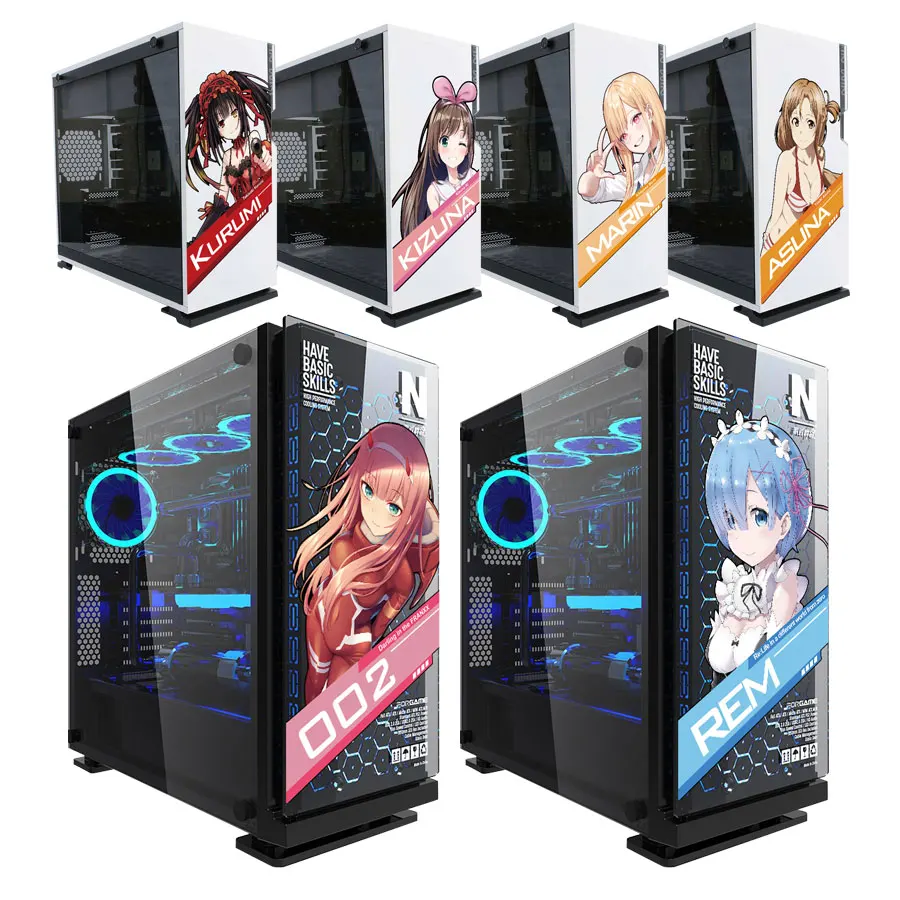 Custom Anime PC Tutorial How to Make a Custom LCD Side Panel  YouTube