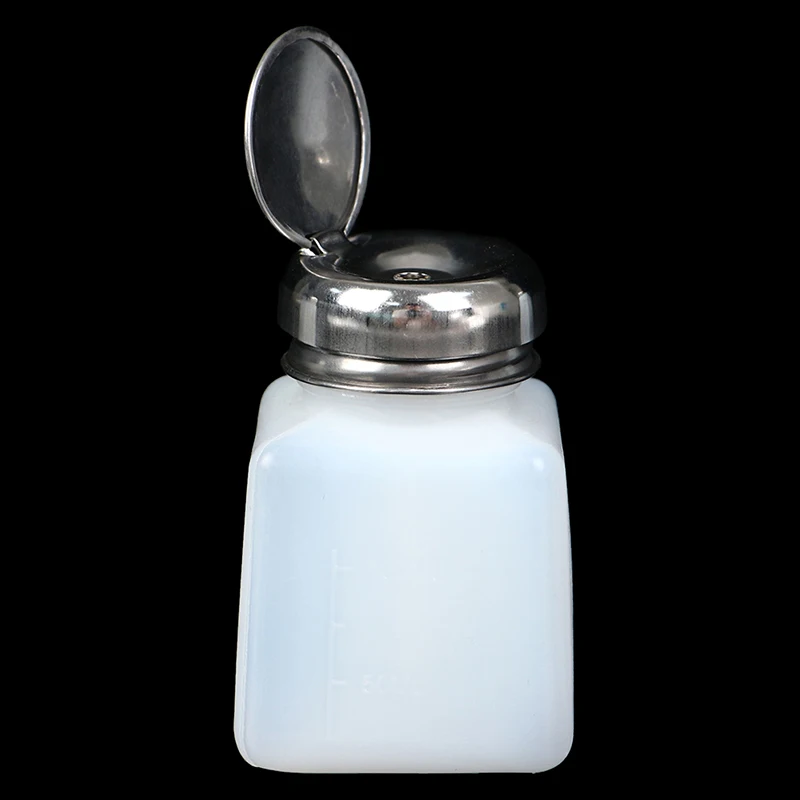 100/200/250ml Empty Pump Dispenser Nail Polish Remover Bottle Nail Art Clean Acetone Bottles Refillable Bottle Container