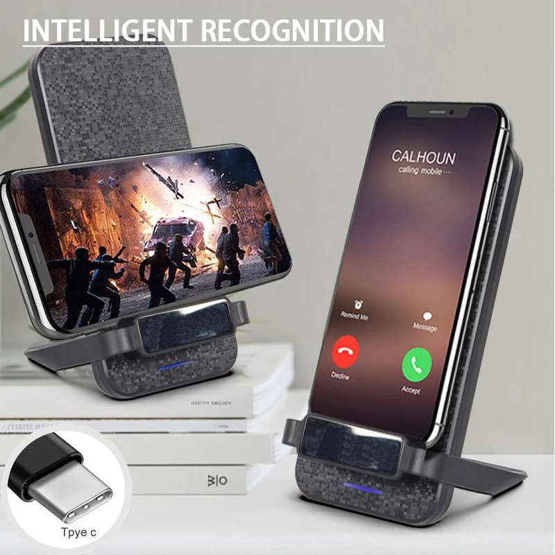 

Hot Selling New iPhone Huawei 10W Intelligent Wireless Charging Phone Holder Suitable for all Wireless Charging Phones