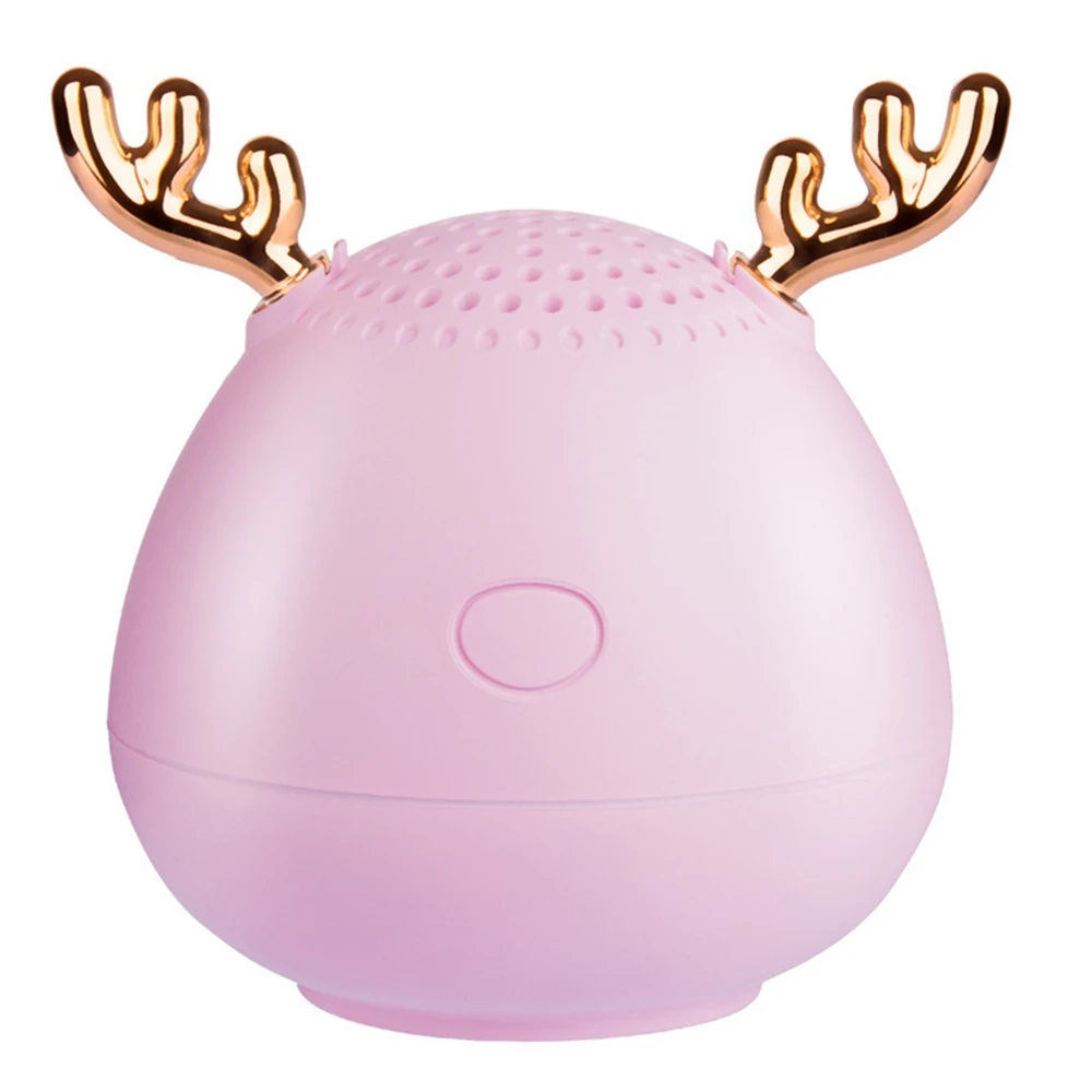 

Bluetooth 5.0 Speaker Antler Speaker Mini Subwoofer Speaker for Girls Speakers (Pink)