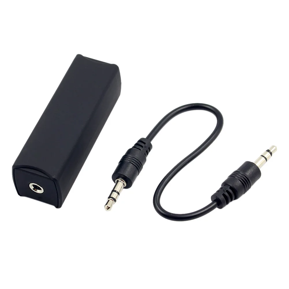 3.5mm AUX Audio Ground Loop Isolator Cable Noise FilterKiller Car Accessory audio noise filter car stereo accessories