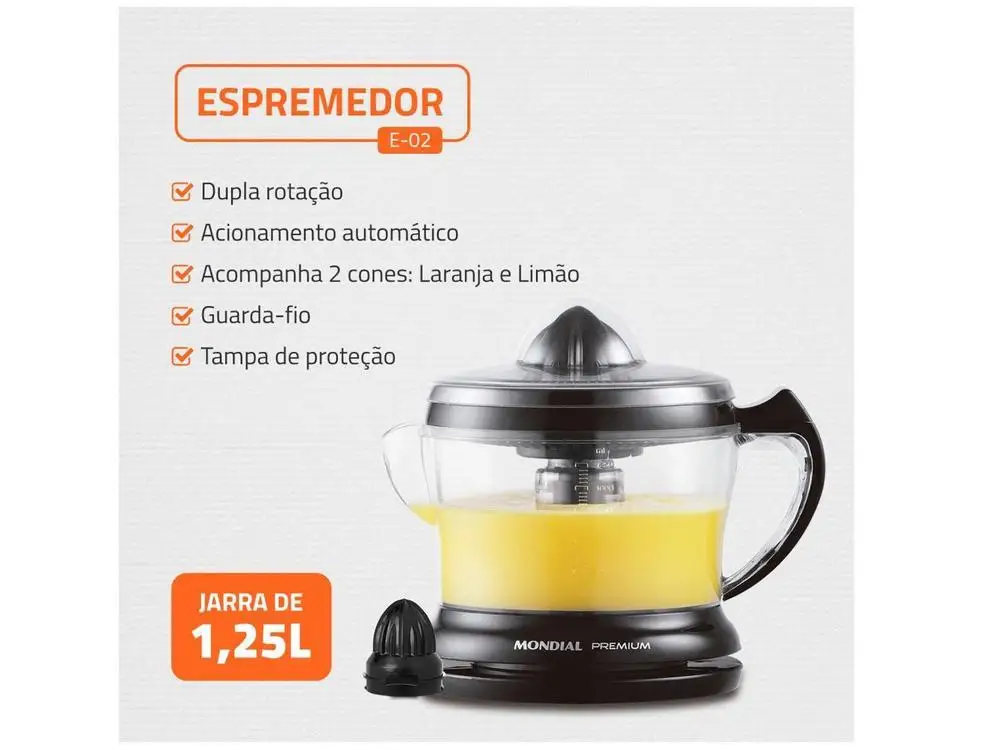 Kit KT-105-B Mondial com Liquidificador Batedeira - 110V 3