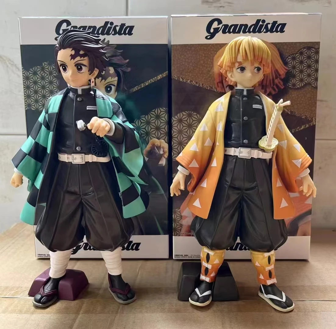 articulado 13cm Agatsuma Zenitsu Action figure Demon Slayer tanjiro kimetsu  no yaiba - Escorrega o Preço