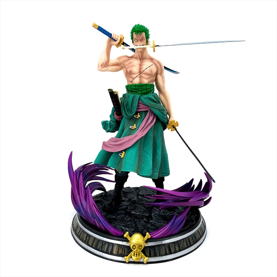 ONE PIECE Figurine / Statuette Roronoa Zoro avec ses 3 sabres Goodiesmanga LIVRAISON