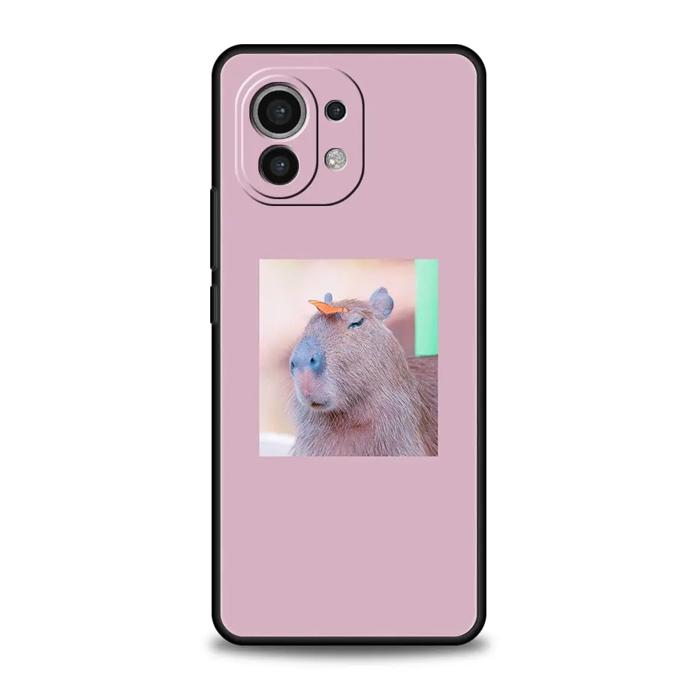 Capybara Pattern Luxury Soft Phone Case