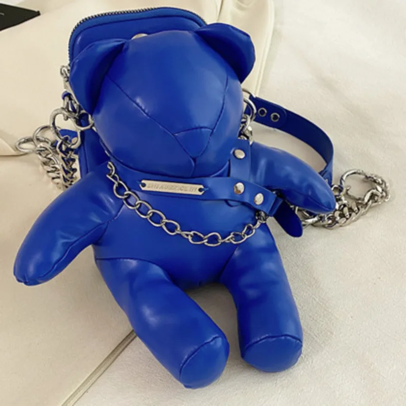 Style Cute New Crossbody Shoulder Bag Bear Shape Large Capacity Casual Handbag For Woman High-Quality Messenger Versatile Luxury
