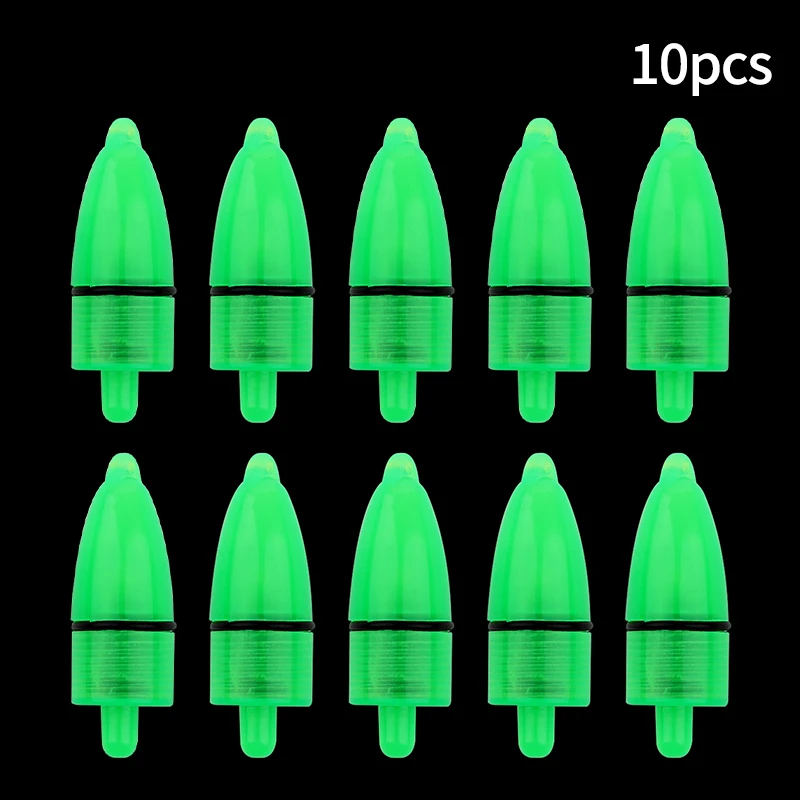Set of Fishing Bite Alarm Bells - Green ABS Clip-On Fish Bite Indicators