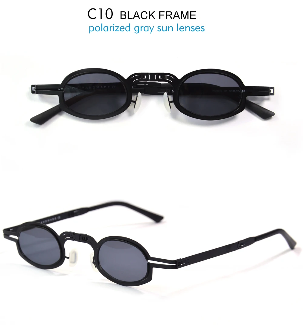 Steampunk Polarisierte Kleine Lustige Sonnenbrille für Männer Metall Faltbare Sonnenbrille Schutz Outdoor Fahrbrille Partybrille für Männer – Detail 16