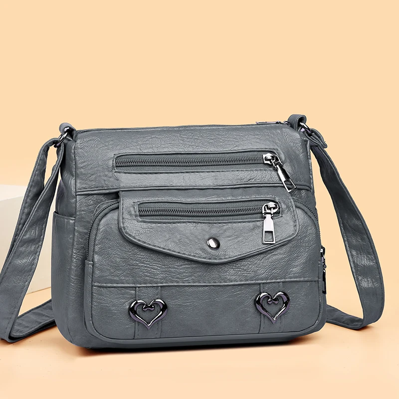 New Simple Leisure Women Messenger Bag Vintage Lightweight Large Capacity Female Shoulder Bag Crossbody For Commute Outings
