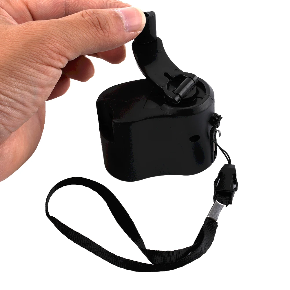 Hand Crank Phone Charger 1 Pcs 300MA-600MA 5.5V 58*46*31mm ABS Material + Components Blue/black/green
