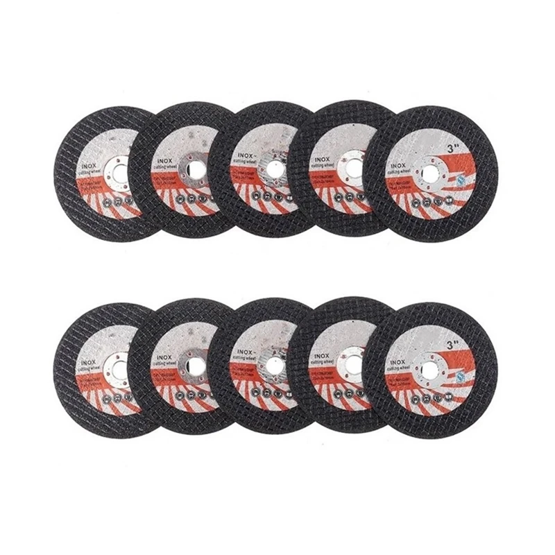 

Practical 10PCS 75Mm Mini Cutting Disc Circular Resin Grinding Wheel For 10Mm Bore Angle Grinder Wood Tile Cutting Disc Power To