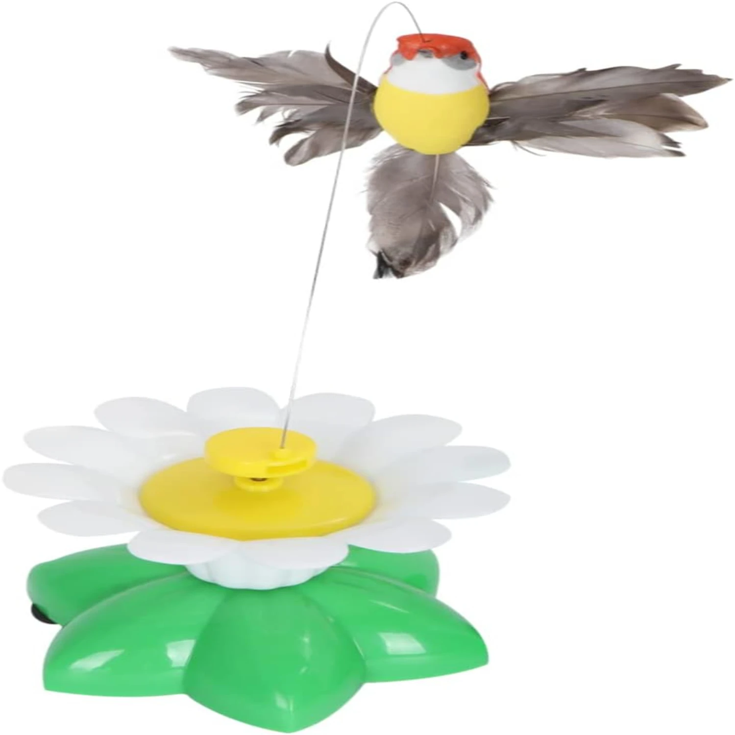2pcs Toys Cat Toyd Teaser Wand Toy Cat Electronic Teaser Toy Electronic Kitten Chew Refill Soaring Bird