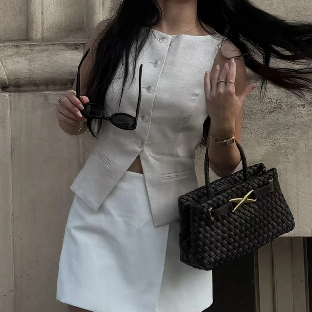 JW PEI 2025 new style, women's large capacity handbag, PU leather work bag commuter shoulder bag suitable for daily use handbag 2