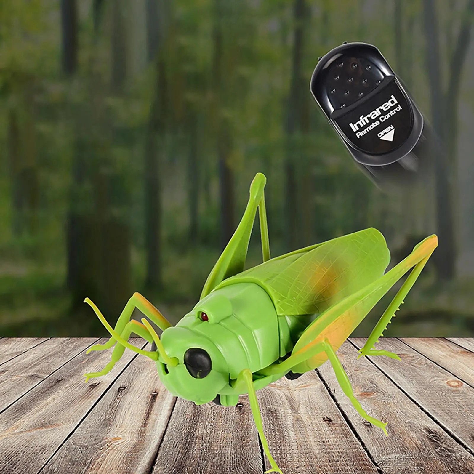 RC Grasshopper Supplies Novelty Toys Remote Control Animal Toy for Adults Kids 6 and Up Children Gift 3