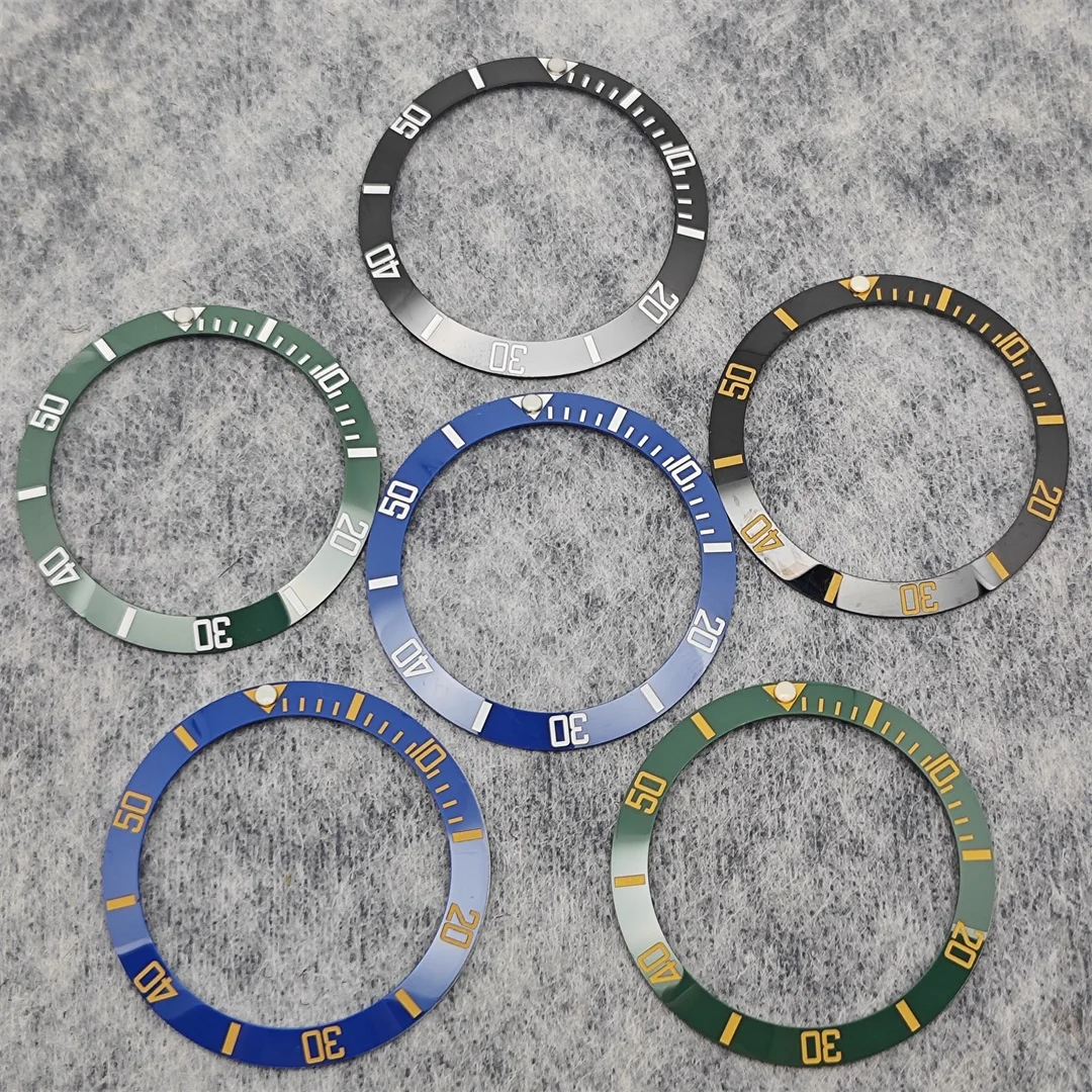Luminous Ceramic Watch Bezel Insert - Classic 30.5-38mm Design