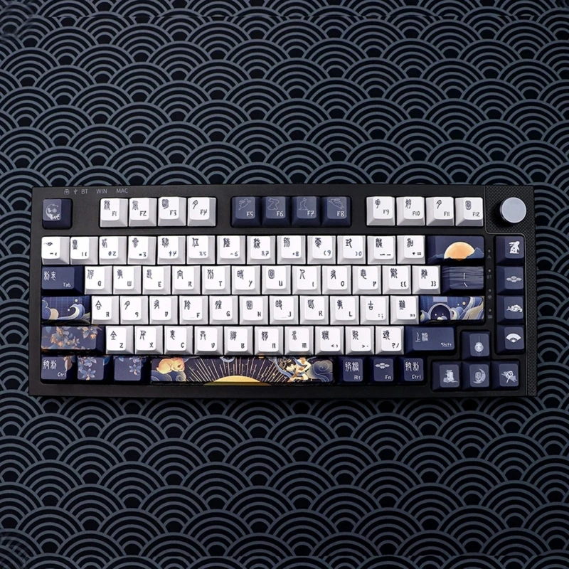 

136 клавиши Cherry Dye-Sub PBT для игровой механической клавиатуры MX-switch