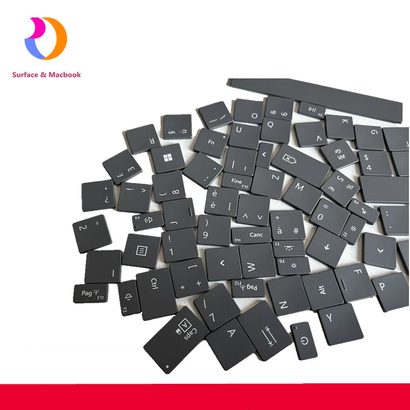 Original Key Cap for Surface Laptop 3 4 5 IT Keyboard Cup 1868 1867 1872 1873 1951 1950 1958 1959 Italian Gray