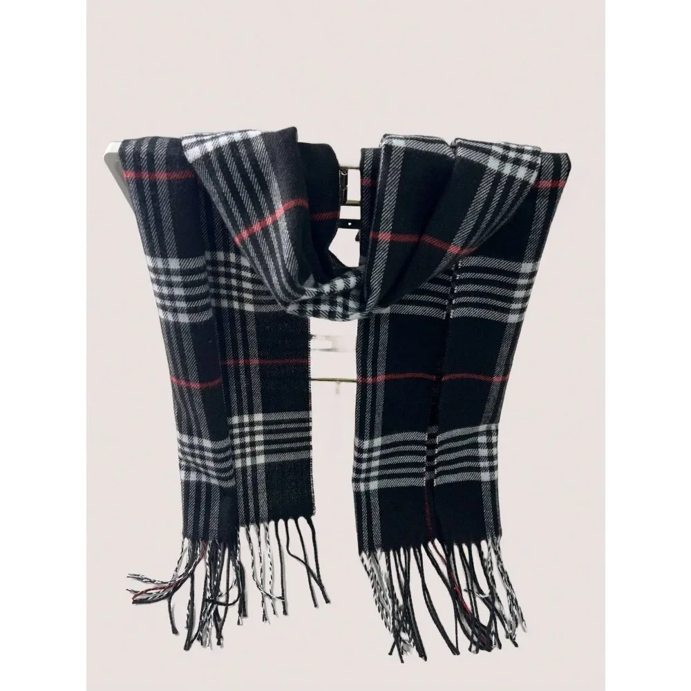 Cashmere Scarf for Women Men Winter Shawl Wrap 2025 Plaid