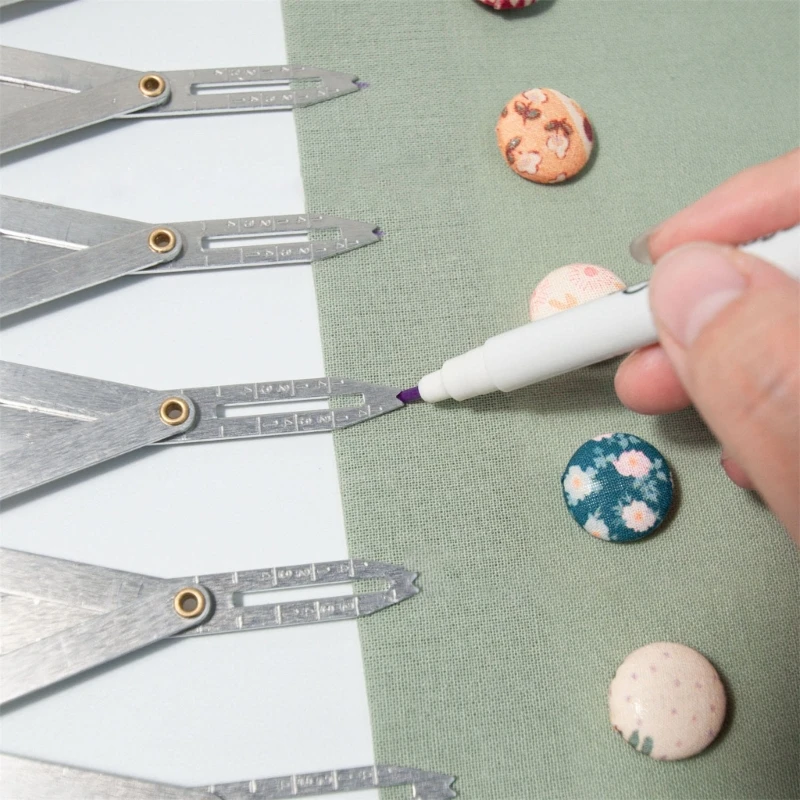 Jauge De Couture Extensible - Diviseur D'Espace Égal - Pour Boutonnières, Rideaux, Artisanat