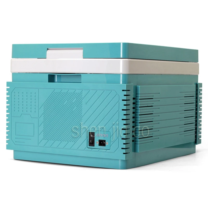 Household/outdoor Mini Multi-Function Car Refrigerator with A Gray Battery Function 12 Liters Portable Freezer for Car Bluetooth
