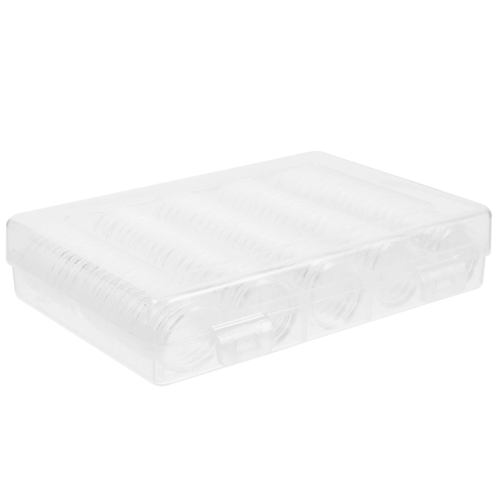

Plastic Coin Baskets Convenient Protector Capsules Holder Box Case Holders for Collectors Coins Collecting