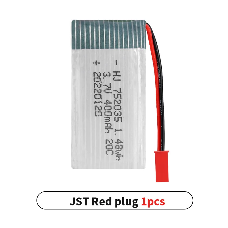 752035 400 мАч аккумулятор 20C 3,7 В LIPO аккумуляторы высокой скорости для Habersham X4 H107D H107 H31 модель квадрокоптера аксессуары для самолетов