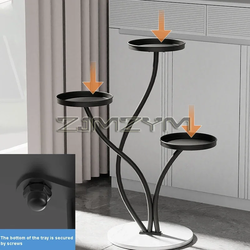 Flower Rack Flower Shelf Floor Stand Plant Stand Home Hotel Living Room Furniture Nordic