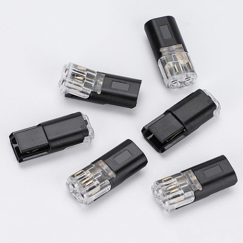 2 Pin Wire Connector Waterproof Fast Plug Car Electrical Connectors Wire Cable Automotive Strip Terminal Connection 30-1Pcs Plug Connectors