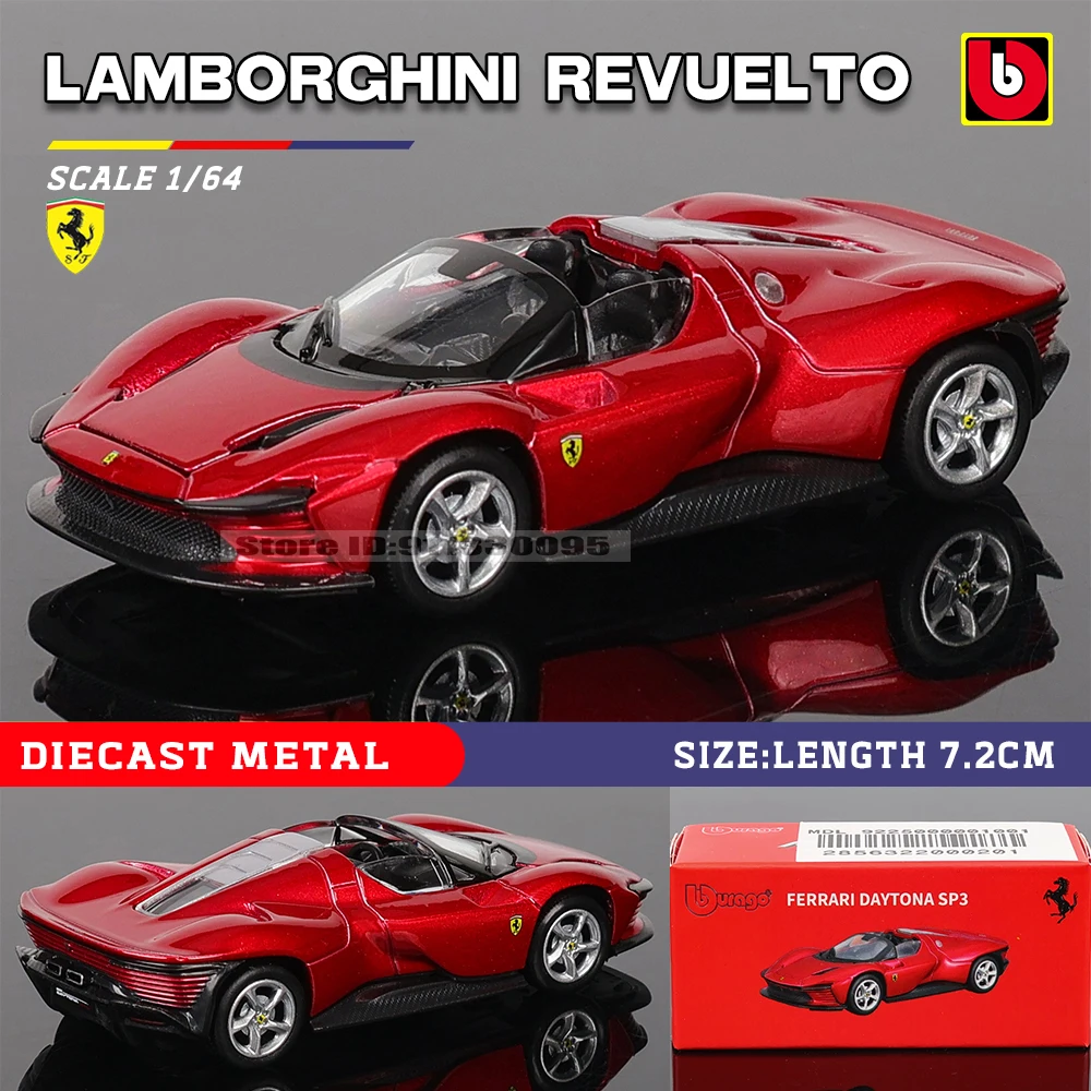 Bburago 1:64 Ferrari E812 COMPETIZIONE Modell Kleines Sammellauto Legierungsmodell Spielzeug Geschenk Szene Dekoration Klassisch und exquisit