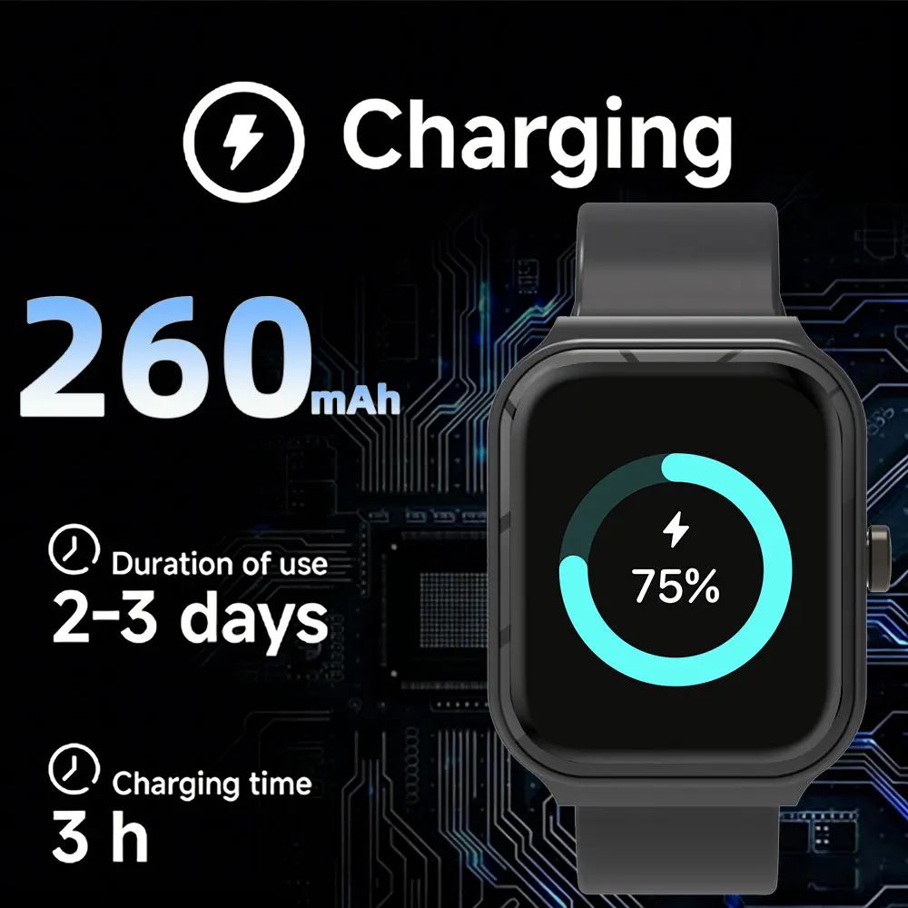 Smartwatch With Wireless Calling And Voice Assistant Sports Modes_voghion.com
