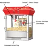 6-ounce Stainless Steel Kettle Hand Popcorn Machin 1.5 Gallon Professional Electric Popcorn Machine Large a Heated Deck Maker 3