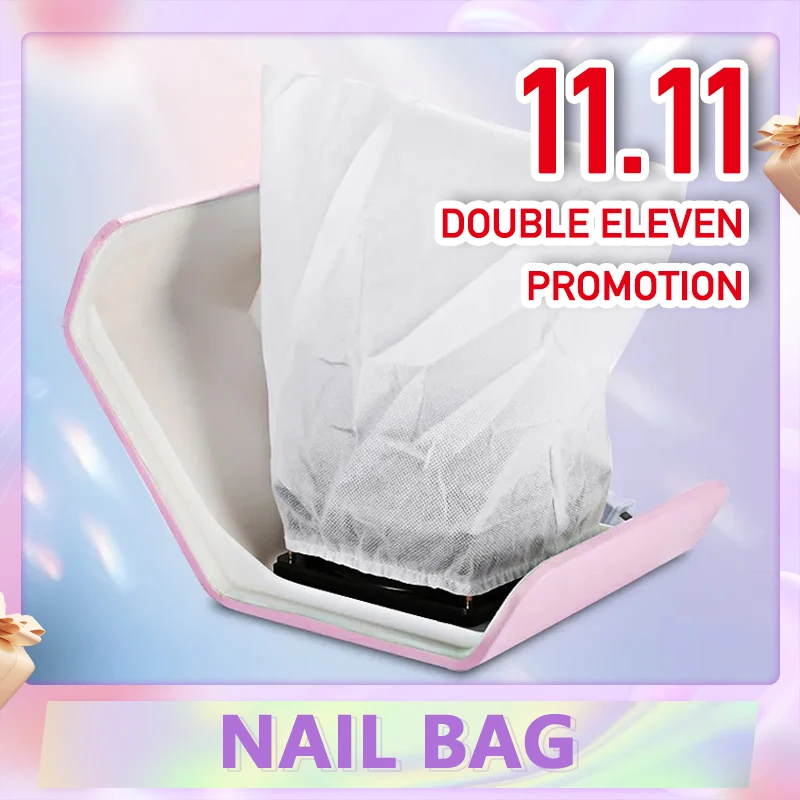 5/10pcs Nail Dust Collector Bag Vacuum Cleaner Nail Dust Suction Collection Bag Replacement Bag Manicure Dust Nail Equiment Tool