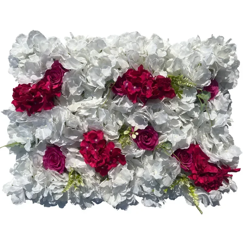 

60CM Artificial Embroidered Ball Rose Wall Wedding Decoration Flower Arrangement Creative Rose Background Wall