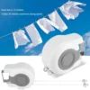 13m Wall Mounted Retractable Double Clothes Drying Line Indoor Outdoor Washing Landry Tool 3