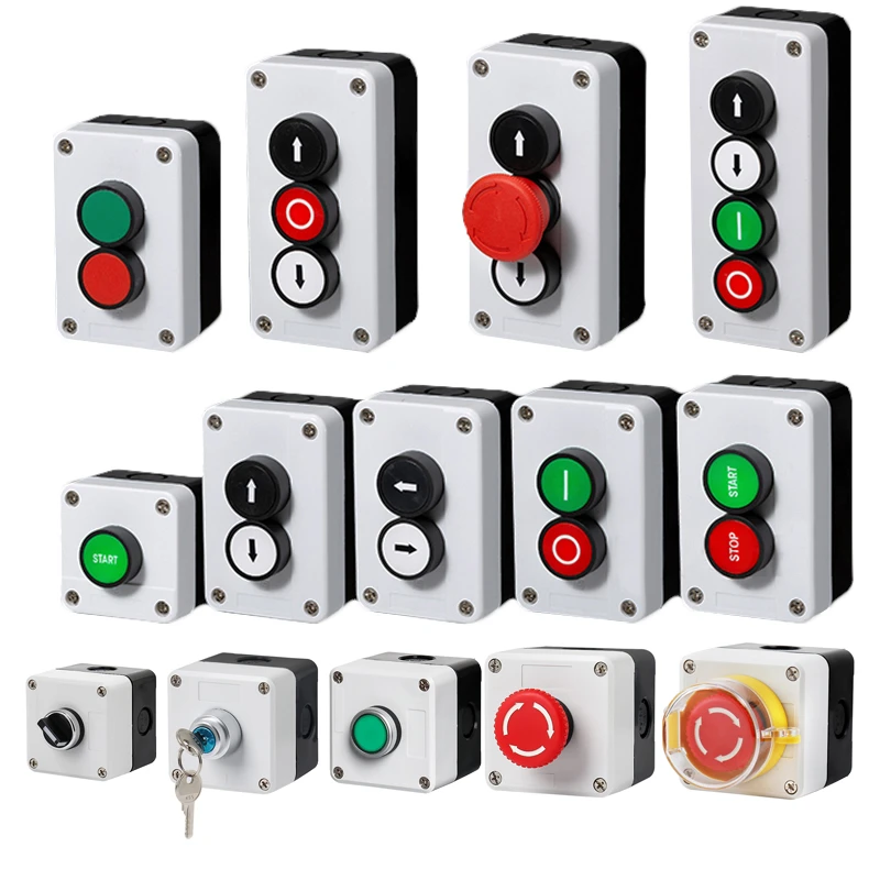 Start Stop Switch Emergency Stop | Stop Start Switch Waterproof - Self ...