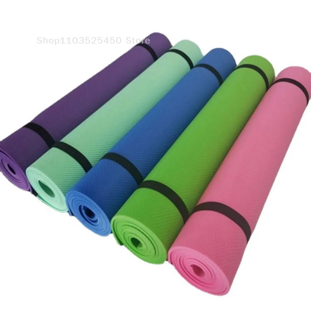 Esterilla antideslizante de espuma EVA para Yoga, colchoneta cómoda de 3MM para hacer ejercicio-6MM de grosor, Pilates y gimnasia