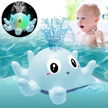 

Baby Bath Toys Spray Water Shower Bathing Toys for Kids Electric Whale Bath Ball with Light Music LED Light Toys Bathtub Toy