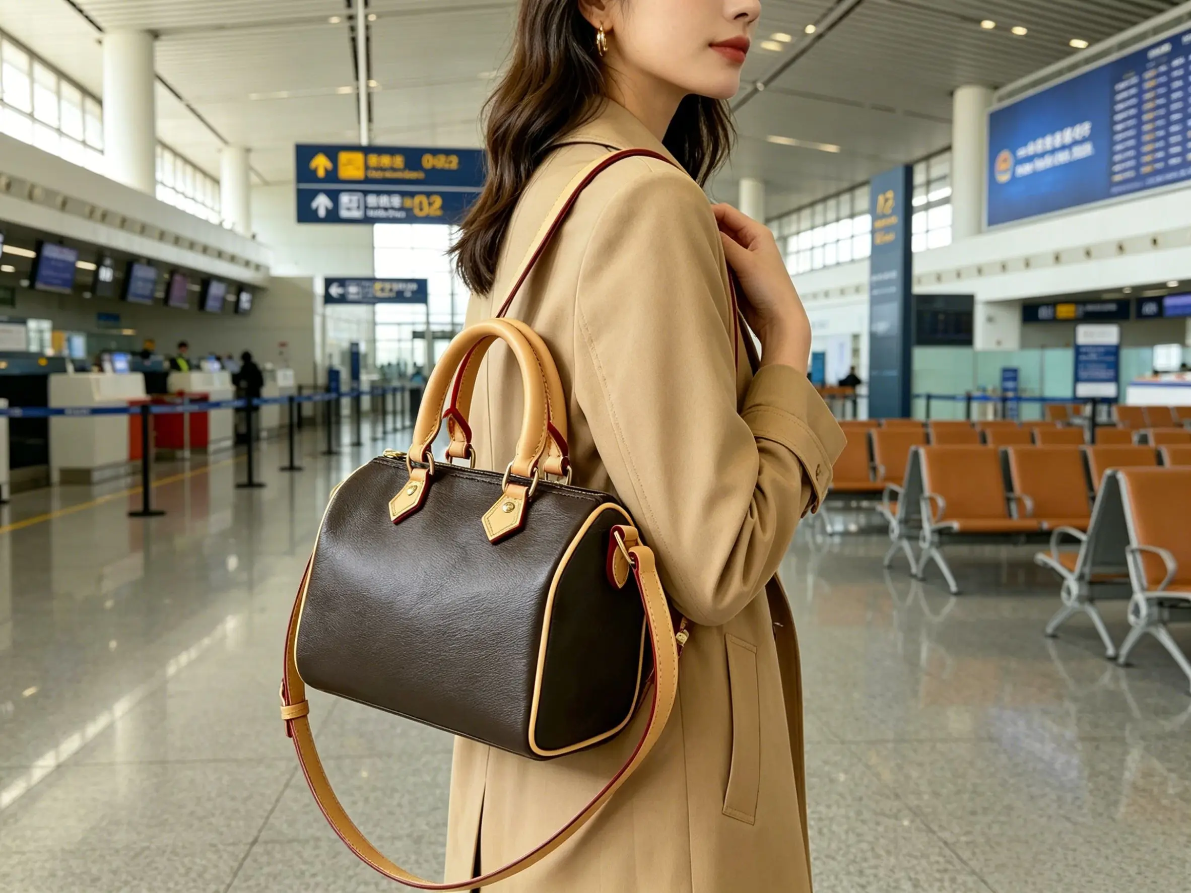 Handcrafted Vintage Tanned Leather Boston Shoulder Bag Women's Handbag Large Capacity Commuter Crossbody Bag Design bag