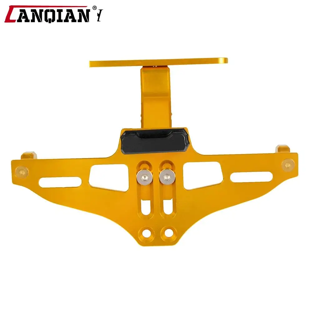 가와사키 Z650 Z1000SX Z900 Z900RS 닌자 650 VERSYS 650 용 플레이트 용 범용 오토바이 번호판 브래킷, 라이트 포함