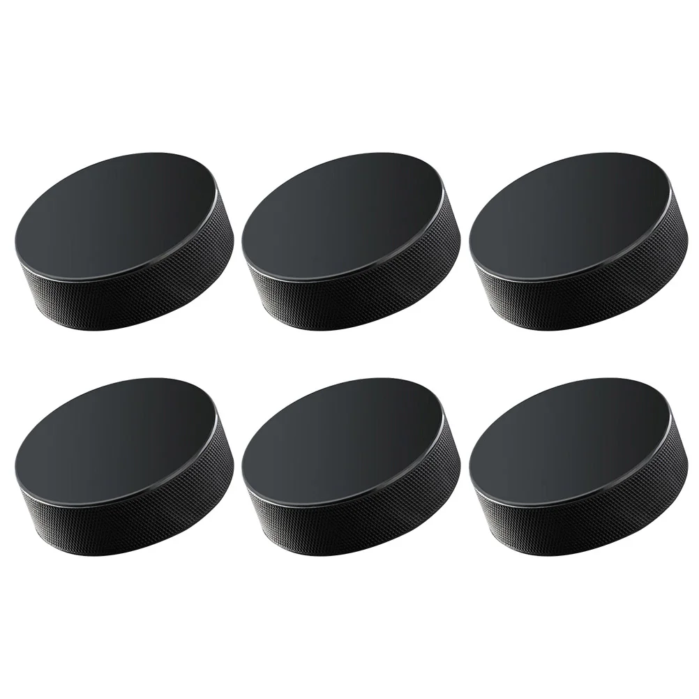 

6 Pcs Puck Hockey Pucks Professional Ice Practicing Standard Balls Sports Supplies